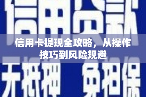 南湖信用卡提现全攻略，从操作技巧到风险规避