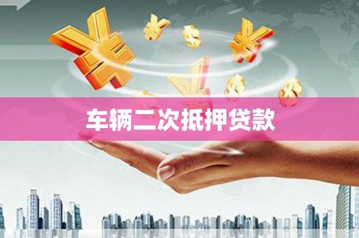 南湖车辆二次抵押贷款
