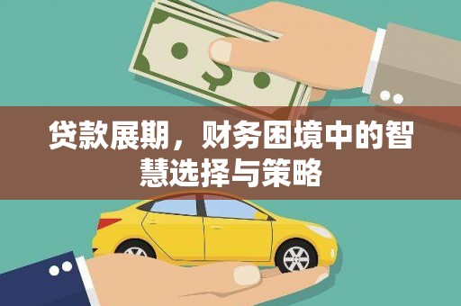 南湖贷款展期，财务困境中的智慧选择与策略