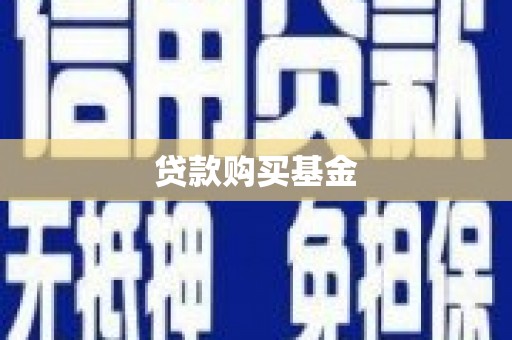 南湖贷款购买基金
