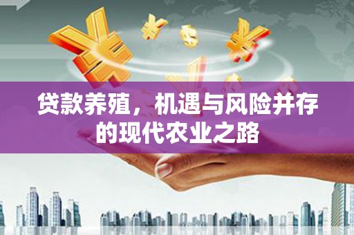 南湖贷款养殖，机遇与风险并存的现代农业之路