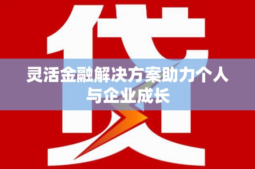 南湖灵活金融解决方案助力个人与企业成长