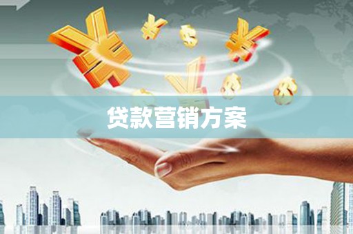 南湖贷款营销方案