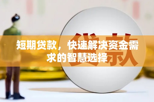 南湖短期贷款，快速解决资金需求的智慧选择