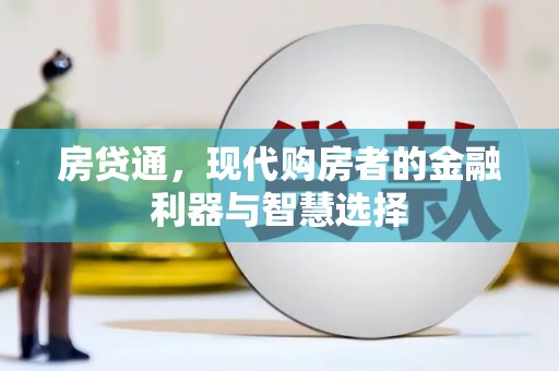 南湖房贷通，现代购房者的金融利器与智慧选择