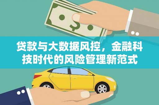 南湖贷款与大数据风控，金融科技时代的风险管理新范式