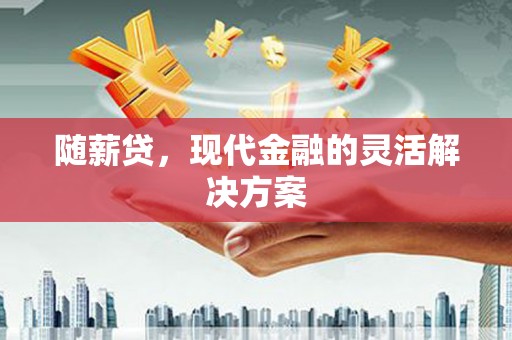 南湖随薪贷，现代金融的灵活解决方案