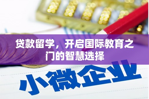 南湖贷款留学，开启国际教育之门的智慧选择