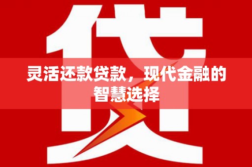 南湖灵活还款贷款，现代金融的智慧选择