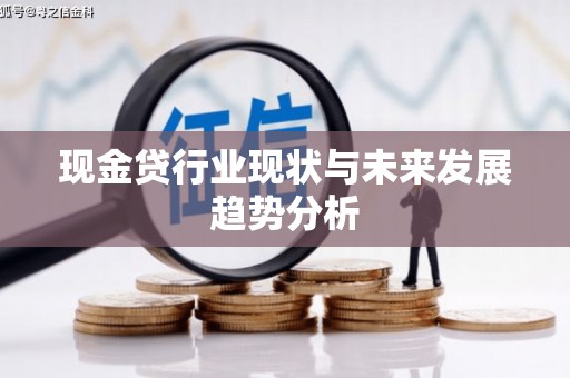 南湖现金贷行业现状与未来发展趋势分析