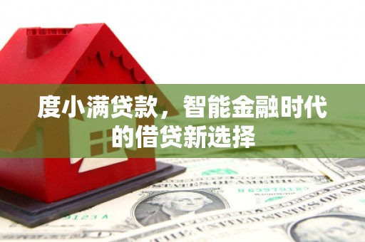 南湖度小满贷款，智能金融时代的借贷新选择