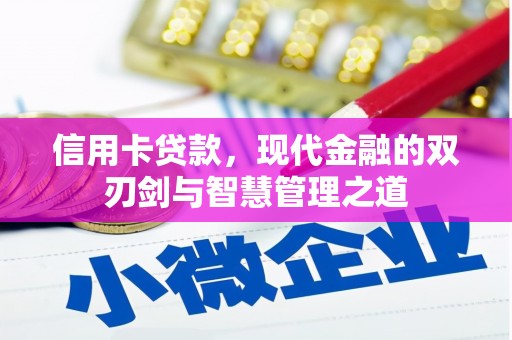 南湖信用卡贷款，现代金融的双刃剑与智慧管理之道