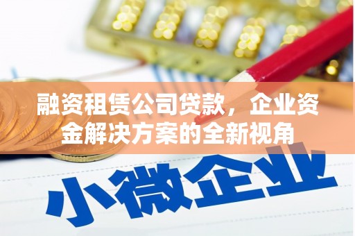 南湖融资租赁公司贷款，企业资金解决方案的全新视角