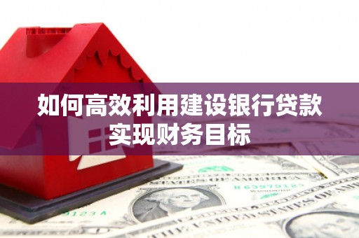 南湖如何高效利用建设银行贷款实现财务目标