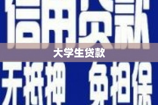 南湖大学生贷款