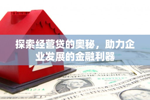 南湖探索经营贷的奥秘，助力企业发展的金融利器