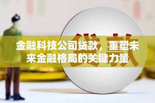南湖金融科技公司贷款，重塑未来金融格局的关键力量