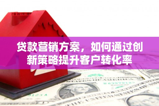 南湖贷款营销方案，如何通过创新策略提升客户转化率