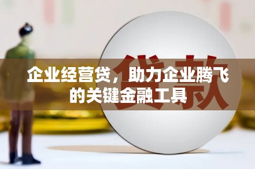 南湖企业经营贷，助力企业腾飞的关键金融工具