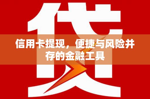 南湖信用卡提现，便捷与风险并存的金融工具