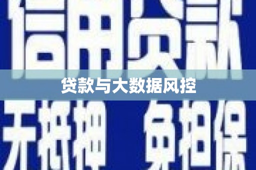 南湖贷款与大数据风控