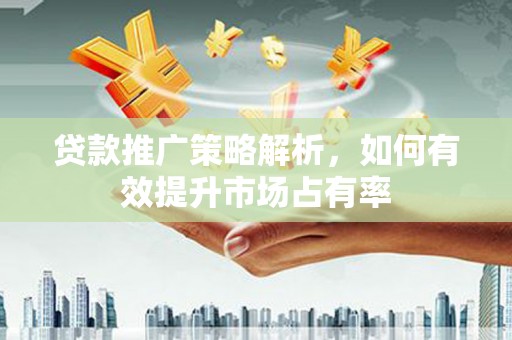 南湖贷款推广策略解析，如何有效提升市场占有率