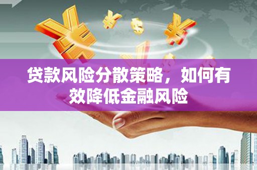 南湖贷款风险分散策略，如何有效降低金融风险