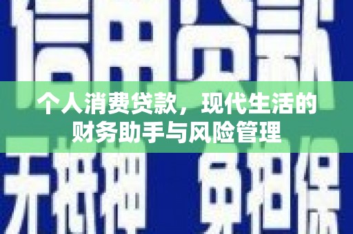 南湖个人消费贷款，现代生活的财务助手与风险管理