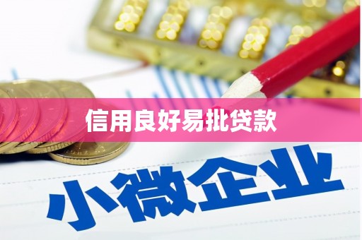 南湖信用良好易批贷款