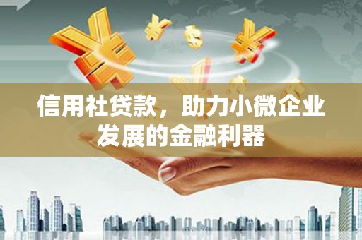 南湖信用社贷款，助力小微企业发展的金融利器