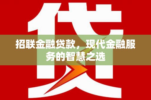 南湖招联金融贷款，现代金融服务的智慧之选