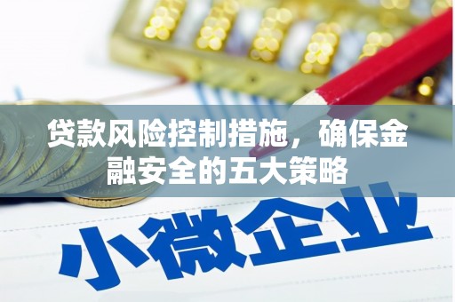 南湖贷款风险控制措施，确保金融安全的五大策略