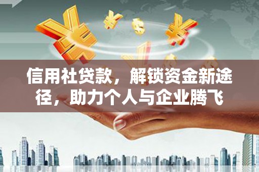 南湖信用社贷款，解锁资金新途径，助力个人与企业腾飞