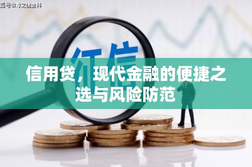 南湖信用贷，现代金融的便捷之选与风险防范