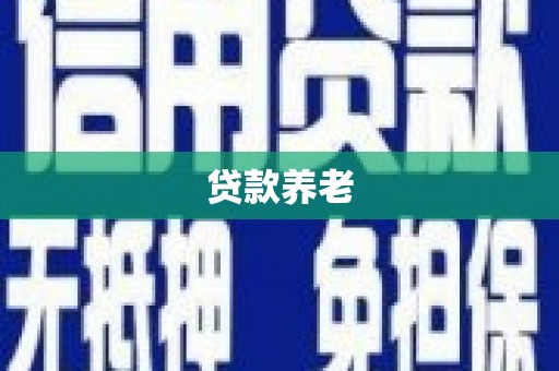 南湖贷款养老