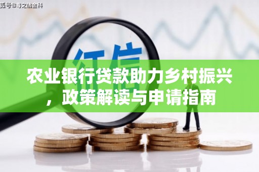 南湖农业银行贷款助力乡村振兴，政策解读与申请指南