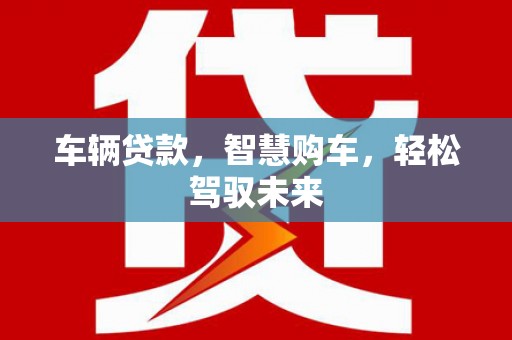南湖车辆贷款，智慧购车，轻松驾驭未来