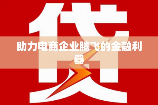 南湖助力电商企业腾飞的金融利器