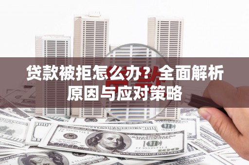 南湖贷款被拒怎么办？全面解析原因与应对策略