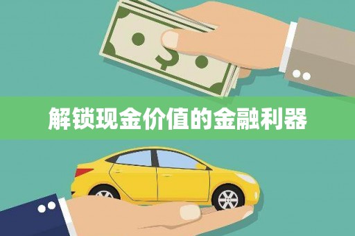 南湖解锁现金价值的金融利器