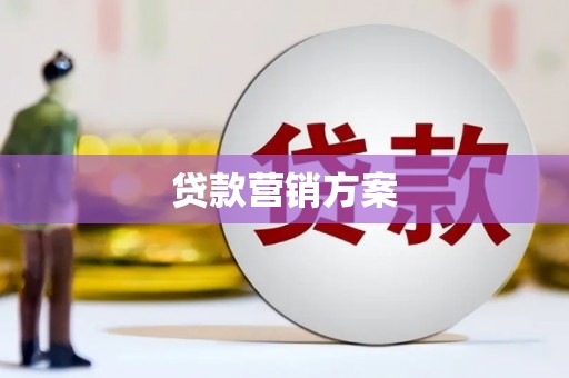 南湖贷款营销方案