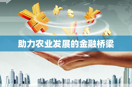 南湖助力农业发展的金融桥梁