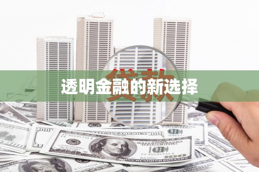 南湖透明金融的新选择
